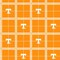 Sykel Enterprises-University of Tennessee Flannel Fabric-Tennessee Volunteers Plaid Cotton Flannel Fabric